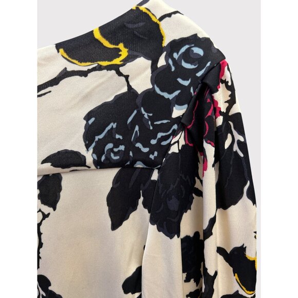 Vintage Diane Von Furstenberg Baby Doll Floral Blouse Designer Y2K Whimsigoth - Picture 5 of 8